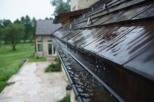 Overflowing rain gutters Jefferson, GA